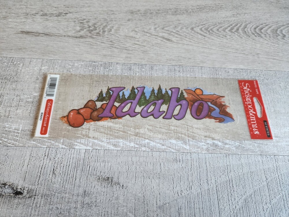 Stickopotamus IDAHO Travel Sticker Embellishment Stickers NEW #40